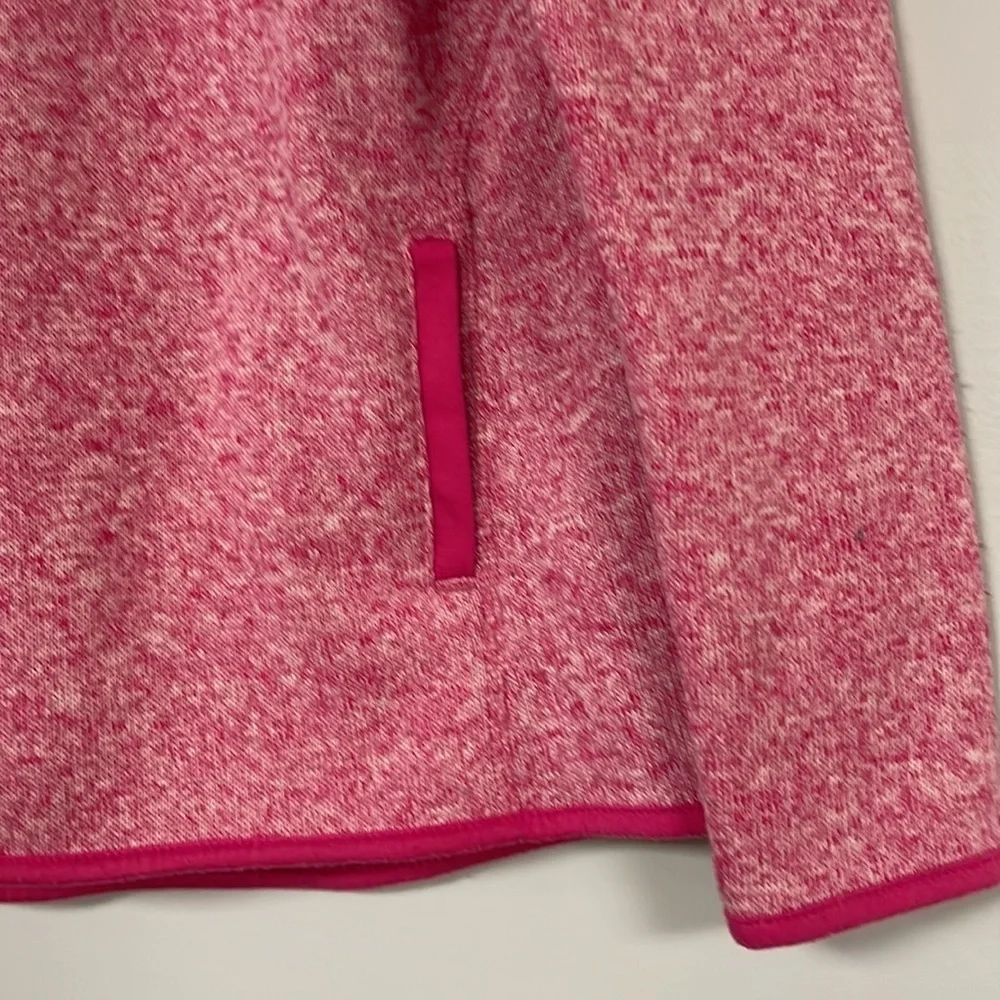 Athletic Works PINK half- Zip   sweatshirt  / Jacket with Pockets,  Girls 7-8